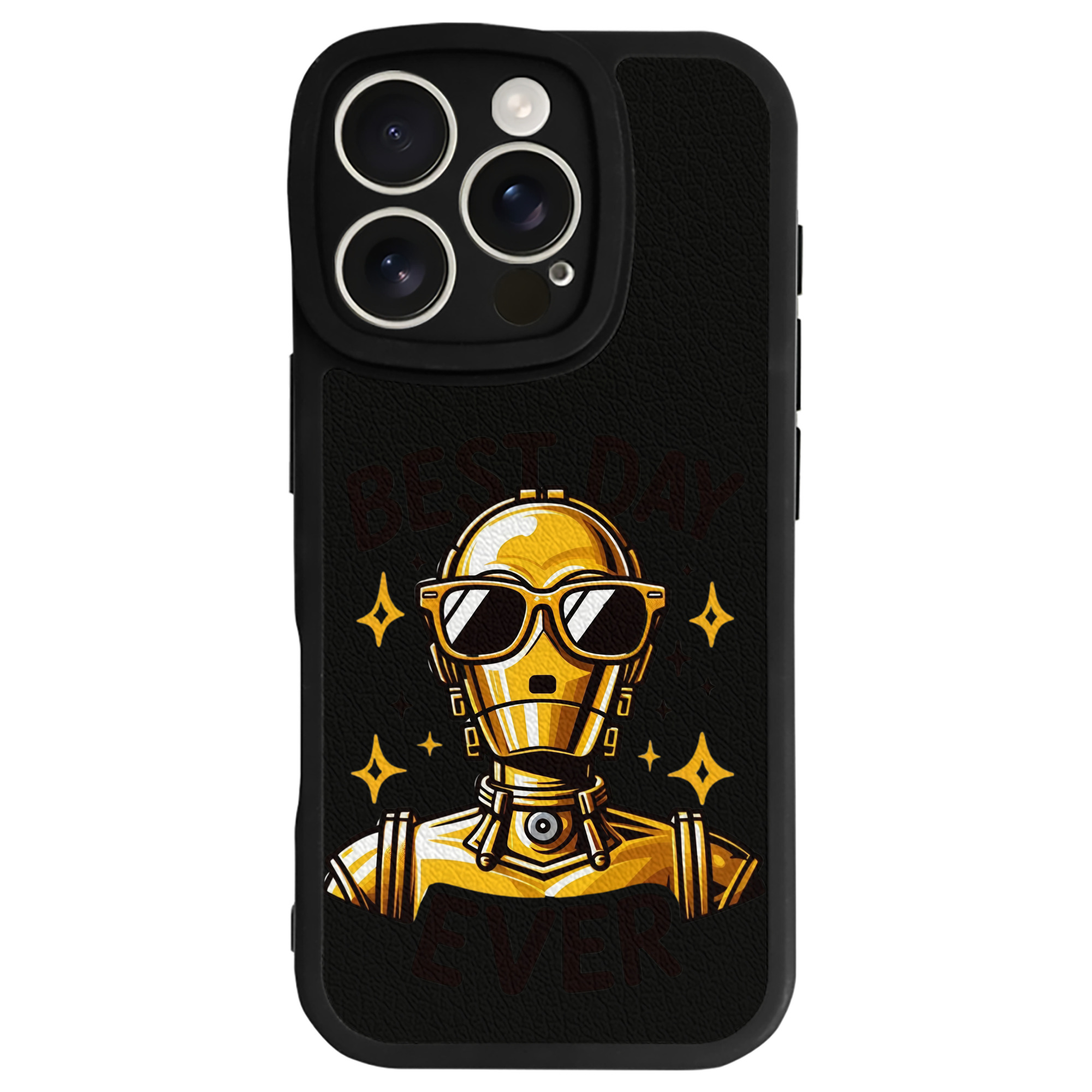 （画像用） スター・ウォーズ Star Wars 【iPhone 16シリーズ対応】シリコンスマホケース（レザー調） 材質：シリコン